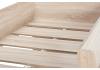 3ft Leyci Mid Sleeper Bed Frame in Oak and White 8